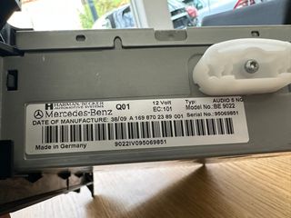 RADIO CD ΓΝΗΣΙΟ ΓΙΑ W169 Α CLASS KAI B CLASS ΚΩΔΙΚΟΣ A1698702389001-thumb-1