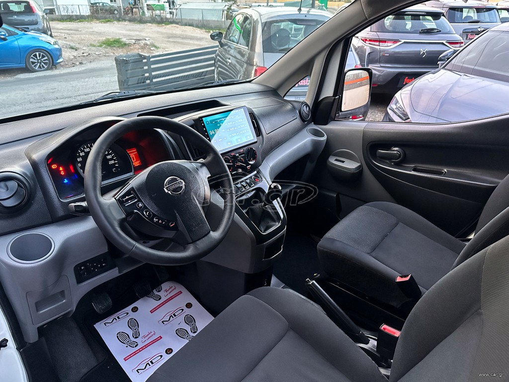 Nissan NV 200 2018 1ο Χέρι,2 Πλαινές πόρτες,Οθόνη Carplay,Βιβλίο,2 Ετη Εγγύηση thumbnail 11