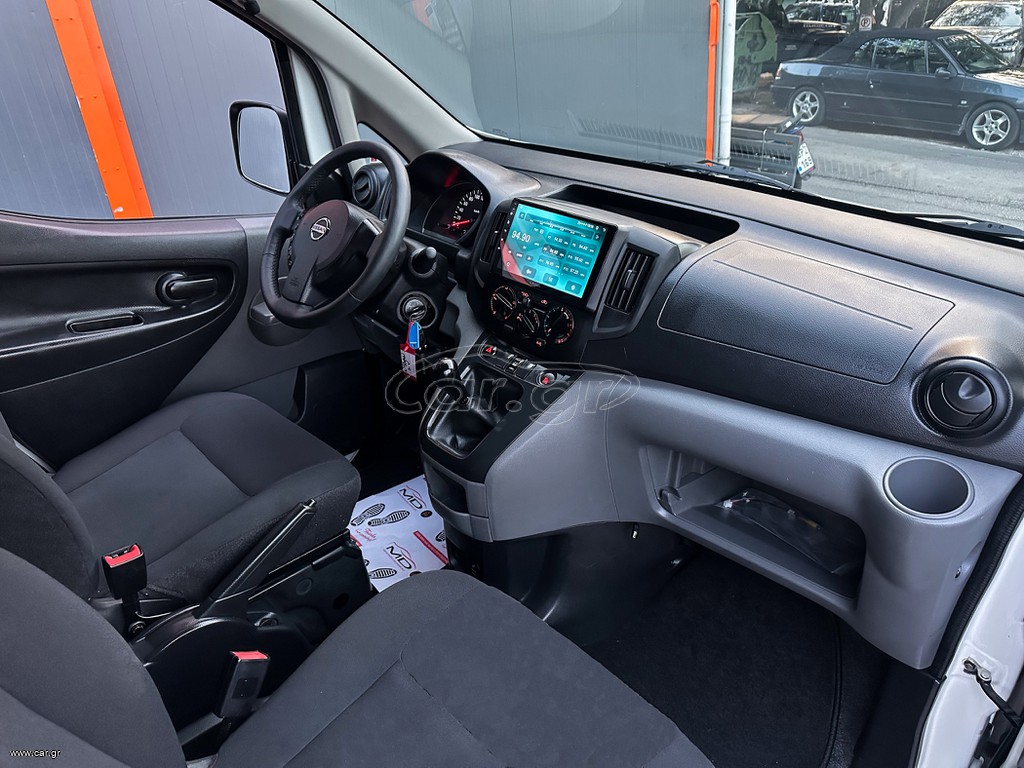 Nissan NV 200 2018 1ο Χέρι,2 Πλαινές πόρτες,Οθόνη Carplay,Βιβλίο,2 Ετη Εγγύηση thumbnail 13