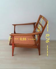 Πολυθρόνα vintage 1960's Δανέζικη-thumb-6
