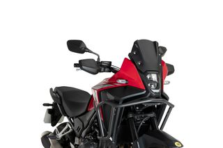 PUIG/ ΖΕΛΑΤΙΝΑ SPORT SCREEN ΓΙΑ HONDA NX 500 (2024-) Μαύρο Ματτ