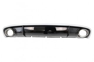 Διαχύτης / Diffuser Σπόϊλερ Πίσω Προφυλακτήρα Audi A4 (B8) - Facelift (2012-2015) - Look RS4