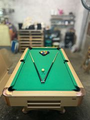 BCE Αμερικάνικο Μπιλιάρδο 7ft Ξύλινο με ράγες