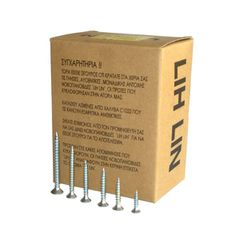 Lih Lin Νοβοπανόβιδα Γαλβανιζέ Διαμέτρου 2.5mm x Μήκος 16mm - Κουτί 1000τεμαχίων