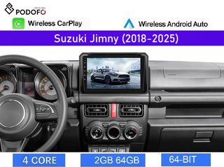Suzuki Jimny (2018-2025) Android Car Radio 9" |2GB+64GB| Wireless CarPlay & Android Auto | GPS | EQ | WiFi