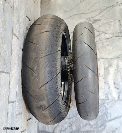 Dunlop slick 185/70-17 και 120/70-17