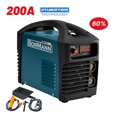 BORMANN BIW2010 Ηλεκτροκόλληση Inverter 200A Ηλεκτροδίου MMA με Ψηφιακή Οθόνη ( 060437 )
