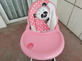Καρεκλάκι φαγητού - Lorelli Candy Pink Panda-thumb-1