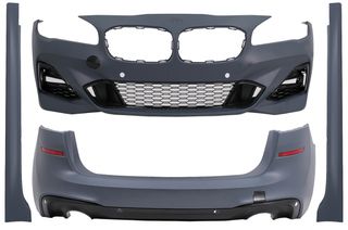 Κιτ Αμαξώματος Κατάλληλο Για Bmw Σειρά 2 F45 Lci Active Tourer (05.2017-12.2019) M-Technik Design Διπλή Έξοδος Για Μονή Εξάτμιση