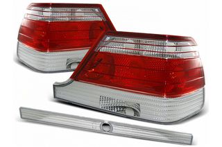 Πίσω Φώτα Κατάλληλα Για Mercedes S-Class W140 Sedan (1995-10.1998) Κόκκινο Διαφανές