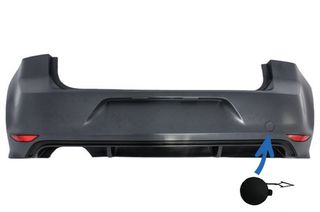 Πίσω Προφυλακτήρας Towning Cap Κατάλληλος Για Vw Golf Vii 7 2013-2017 Rline Look