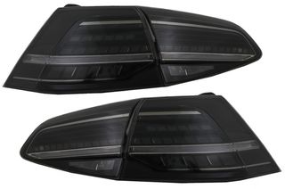 Πίσω Φώτα Led Κατάλληλα Για Vw Golf 7 & 7.5 Vii (2012-2020) Facelift Retrofit G7.5 Look Dynamic Sequential Turning Lights Smoke