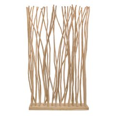 Διακοσμητικό δαπέδου Barbin pakoworld teak-suar ξύλο σε φυσική απόχρωση 120x25x200εκ