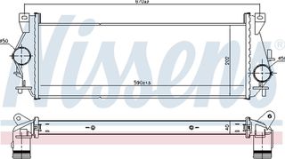 Nissens Ψυγείο Αέρα Υπερπλήρωσης - 96199