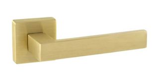 Viometale Πόμολο Μεσόπορτας με Ροζέτα 06.803 Ζεύγος Χρυσό Ματ με επιστόμιο