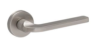 Viometale Πόμολο Μεσόπορτας με Ροζέτα 06.1290 Ζεύγος Νίκελ Ματ με επιστόμιο