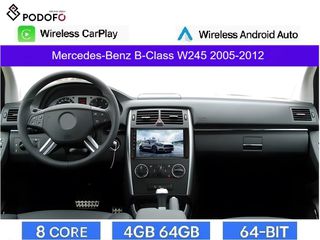Mercedes Benz B-Class W245 (2005-2012) Android Car Radio 9" 4+64GB 8-Core Ασύρματο CarPlay & Aσύρματο Android Auto| GPS | WiFi | DSP