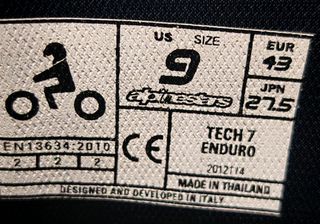 ΜΠΟΤΕΣ ENDURO ALPINESTARS TECH 7 Μαύρο-thumb-10