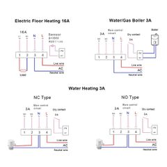 WiFi Smart Thermostat Temperature Controller, Electric Floor Heating 16A-thumb-9