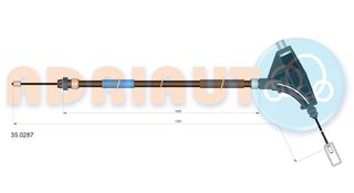 Ντίζα, φρένο ακινητοποίησης