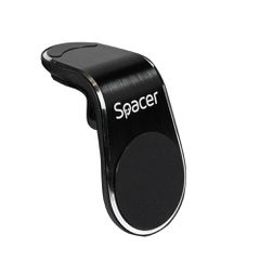 Spacer SPT-MGN Βάση Κινητού Αυτοκινήτου με Μαγνήτη Μαύρη