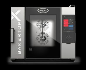 ΦΟΥΡΝΟΣ COMBI BAKERTOP-X 5 ΘΕΣΕΩΝ UNOX ΓΙΑ ΤΑΨΙ 60Χ40