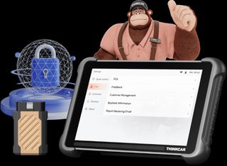 THINK TOOL 191 Εξειδικευμένη αυτόνομη διαγνωστική συσκευή αυτοκινήτου, επιπέδου αντιπροσωπείας για Ευρωπαϊκά και Ασιατικά οχήματα.-thumb-5