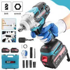 Cisivis – Ασύρματο Μπουλονόκλειδο 1800Nm 21V με 2 Μπαταρίες 6000mAh