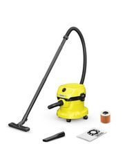 Karcher WD 2 PLUS V-12/4/18/C Σκούπα Υγρών / Στερεών 1000W με Πλαστικό Κάδο 12lt