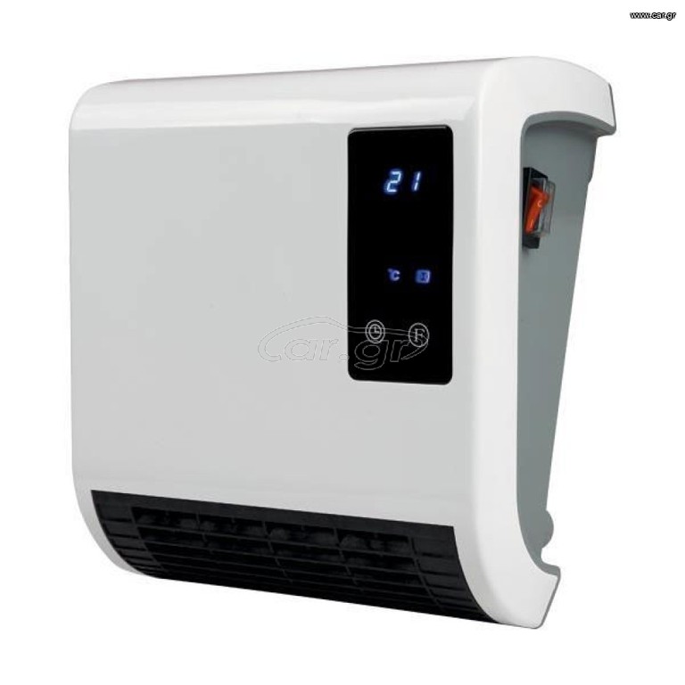 Αερόθερμο μπάνιου επίτοιχο 2000W 220-240V IPX2 δύο ταχυτήτων με LED οθόνη και κοντρόλ