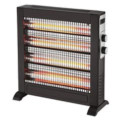 Θερμάστρα χαλαζία 2800W 220-240V με θερμοστάτη και λαβές μεταφοράς για χώρους έως 30m²
