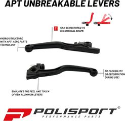 SHERCO SE-R / SEF-R 2015-2025 Μανέτες Polisport APT Unbreakable Levers-thumb-1