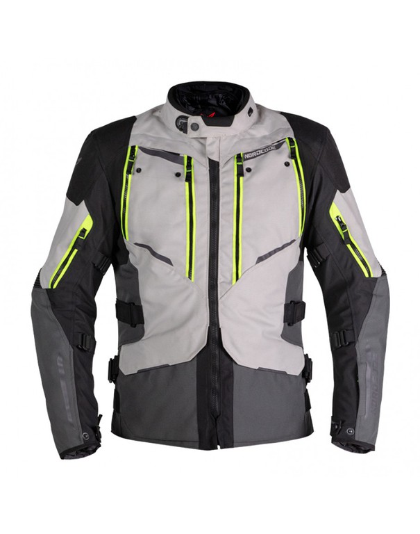 Nordcode Odyssey 4Season Jacket Oversize Light Grey/Fluo