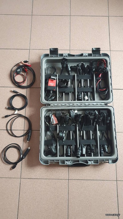 TEXA Additional Cables Set – 23 καλώδια ελέγχου + 3 καλώδια ρεύματος + 1 USB (καινούρια)