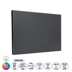 GLOBOSTAR® LUXCORE 41029 Module για Οθόνες LED Video Wall 32x16cm 128x64px P2.5 LED 35W 3840Hz 8192 Dots ≥1800cd/ Nits DC 5V Εσωτερικού Χώρου IP31 Full Color S1/32 14Bits - Kinglight SMD2121 - Μ32 x