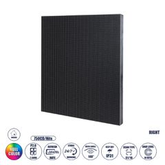 GLOBOSTAR® ILLUMINA 41044 Module για Οθόνες Video Wall 25x25cm 96x96px P2.6 LED 40W 3840Hz 9216 Dots ≥750cd/ Nits DC 5V Εσωτερικού Χώρου IP31 Full Color S1/16 14Bits - Kinglight SMD1415 - Δεξί - Μ25