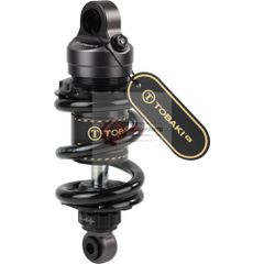 Αμόρτισερ μονοσοκ RACING 1600LB 200MM ρυθμιζόμενο YAMAHA CRYPTON X 135 ΜΑΥΡΟ TOBAKI