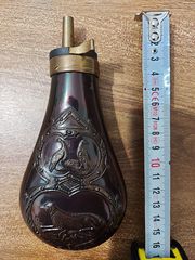 Μπαρουτοθήκη / Φλασκί Πυρίτιδας για Πιστόλια .36 Caliber (Μήκος 16cm)