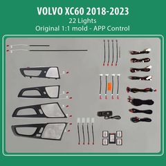 DIQ AMBIENT VOLVO XC60 II mod. 2018-2023 (Digital iQ Ambient Light for VOLVO XC60 mod. 2018 with 22 Lights)
