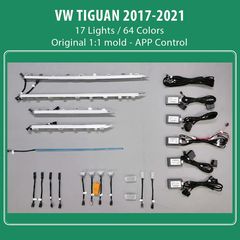 DIQ AMBIENT VW TIGUAN II (Digital iQ Ambient Light for VW Tiguan mod. 2017-2021 with 17 Lights)