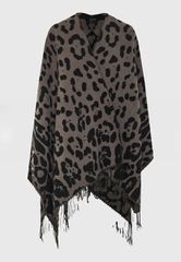 Funky Buddha Γυναικεία κάπα με animal print FBL012-126-10