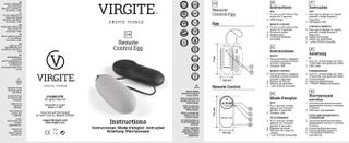 Virgite G4 Rechargeable Egg And Remote Blue