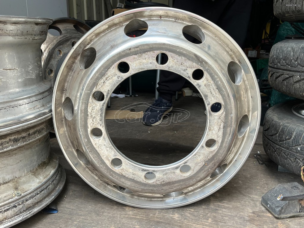 Ζάντες Αλουμινίου για Φορτηγό 22.5 X 9.00 10τρυπες (2άδα) για διαφορικό