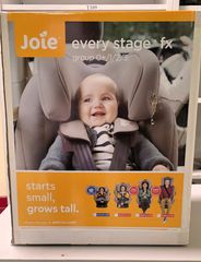 JOIE EVERY STAGE FX ME ISOFIX - GROUP 0+/1/2/3 - ΚΑΙΝΟΥΡΓΙΟ ΚΑΘΙΣΜΑΤΑΚΙ ΑΥΤΟΚΙΝΗΤΟΥ ! ΕΤΟΙΜΟΠΑΡΑΔΟΤΟ!