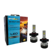 Led λάμπες Η16 Streetech μοντέλο STN2 για μεσαία ή μεγάλα φώτα 150 000 lux , 45 Watt - CANBUS 6000K - 1500% πιό έντονη φωτεινότητα 2τμχ.