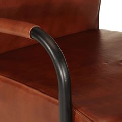 Πολυθρόνα Καφέ από Γνήσιο Δέρμα 359631-thumb-4