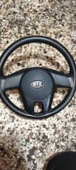 Kia Picanto '09-'11 ,τιμόνι κομπλέ με αεροσάκο (κωδικός αερόσακου = 5690007800EQ