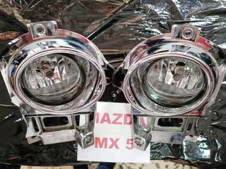 MAZDA MX5 NC  CHROME SET  ΦΑΝΑΡΙΑ ΟΜΙΧΛΗΣ  + CHROME  ΒΑΣΕΙΣ ΠΡΟΦΥΛΑΚΤΗΡΑ-thumb-1