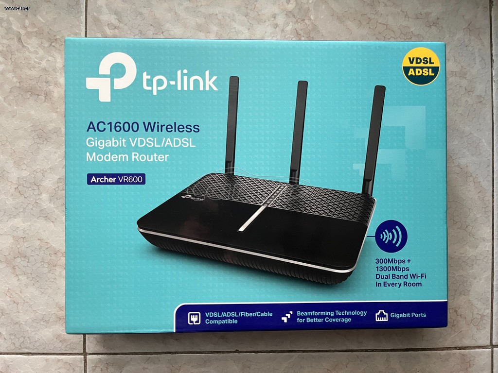 Tp-Link Archer VR600, modem router