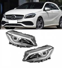 ΦΑΝΑΡΙΑ ΕΜΠΡΟΣ Full LED Headlights Mercedes A-Class W176 (2012-2018) only for XENON